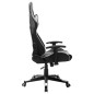vidaXL Gaming-Stuhl Schwarz und Weiß Kunstleder vidaXL Gaming-Stuhl Schwarz und Weiß Kunstleder