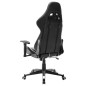 vidaXL Gaming-Stuhl Schwarz und Weiß Kunstleder vidaXL Gaming-Stuhl Schwarz und Weiß Kunstleder