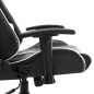 vidaXL Gaming-Stuhl Schwarz und Weiß Kunstleder vidaXL Gaming-Stuhl Schwarz und Weiß Kunstleder