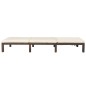 vidaXL Sonnenliege mit Auflage Poly Rattan Braun vidaXL Sonnenliege mit Auflage Poly Rattan Braun