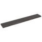 Waschtischplatte Dunkelgrau 200x30x6 cm Massivholz Behandelt Waschtischplatte Dunkelgrau 200x30x6 cm Massivholz Behandelt