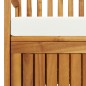 vidaXL Sitzbank mit Stauraum und Sitzpolster 170 cm Massivholz Akazie vidaXL Sitzbank mit Stauraum und Sitzpolster 170 cm Massivholz Akazie