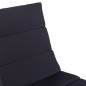 vidaXL Sonnenliege mit Auflage Poly Rattan Schwarz vidaXL Sonnenliege mit Auflage Poly Rattan Schwarz