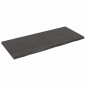 Waschtischplatte Dunkelgrau 140x60x4 cm Massivholz Behandelt Waschtischplatte Dunkelgrau 140x60x4 cm Massivholz Behandelt