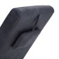 vidaXL Chaiselongue mit Kissen Grau Wildleder-Optik vidaXL Chaiselongue mit Kissen Grau Wildleder-Optik