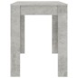 vidaXL Esstisch Betongrau 120x60x76 cm Holzwerkstoff vidaXL Esstisch Betongrau 120x60x76 cm Holzwerkstoff