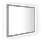 vidaXL LED-Badspiegel Betongrau 60x8,5x37 cm Acryl vidaXL LED-Badspiegel Betongrau 60x8,5x37 cm Acryl