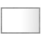 vidaXL LED-Badspiegel Betongrau 60x8,5x37 cm Acryl vidaXL LED-Badspiegel Betongrau 60x8,5x37 cm Acryl