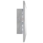vidaXL LED-Badspiegel Betongrau 60x8,5x37 cm Acryl vidaXL LED-Badspiegel Betongrau 60x8,5x37 cm Acryl