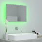 vidaXL LED-Badspiegel Betongrau 60x8,5x37 cm Acryl vidaXL LED-Badspiegel Betongrau 60x8,5x37 cm Acryl