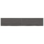 Waschtischplatte Dunkelgrau 160x30x4 cm Massivholz Behandelt Waschtischplatte Dunkelgrau 160x30x4 cm Massivholz Behandelt