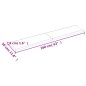 Waschtischplatte Dunkelgrau 160x30x4 cm Massivholz Behandelt Waschtischplatte Dunkelgrau 160x30x4 cm Massivholz Behandelt