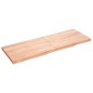 Waschtischplatte Hellbraun 140x50x4 cm Massivholz Behandelt Waschtischplatte Hellbraun 140x50x4 cm Massivholz Behandelt