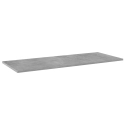 vidaXL Bücherregal-Bretter 4 Stk. Betongrau 100x40x1,5cm Holzwerkstoff
