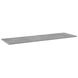 vidaXL Bücherregal-Bretter 4 Stk. Betongrau 100x30x1,5cm Holzwerkstoff