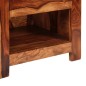vidaXL Nachttisch mit 1 Schublade Massivholz vidaXL Nachttisch mit 1 Schublade Massivholz