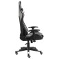 vidaXL Gaming-Stuhl Drehbar Weiß PVC vidaXL Gaming-Stuhl Drehbar Weiß PVC