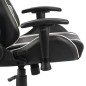vidaXL Gaming-Stuhl Drehbar Weiß PVC vidaXL Gaming-Stuhl Drehbar Weiß PVC