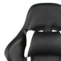 vidaXL Gaming-Stuhl Drehbar Weiß PVC vidaXL Gaming-Stuhl Drehbar Weiß PVC