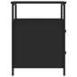 vidaXL Nachttisch Schwarz 44x45x60 cm Holzwerkstoff vidaXL Nachttisch Schwarz 44x45x60 cm Holzwerkstoff