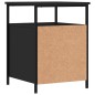 vidaXL Nachttisch Schwarz 44x45x60 cm Holzwerkstoff vidaXL Nachttisch Schwarz 44x45x60 cm Holzwerkstoff