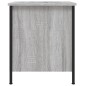 vidaXL Nachttisch Grau Sonoma-Eiche 40x42x50 cm Holzwerkstoff