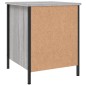 vidaXL Nachttisch Grau Sonoma-Eiche 40x42x50 cm Holzwerkstoff