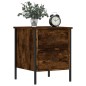 vidaXL Nachttisch Räuchereiche 40x42x50 cm Holzwerkstoff vidaXL Nachttisch Räuchereiche 40x42x50 cm Holzwerkstoff