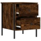 vidaXL Nachttisch Räuchereiche 40x42x50 cm Holzwerkstoff vidaXL Nachttisch Räuchereiche 40x42x50 cm Holzwerkstoff