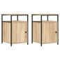vidaXL Nachttische 2 Stk. Sonoma-Eiche 40x42x60 cm Holzwerkstoff vidaXL Nachttische 2 Stk. Sonoma-Eiche 40x42x60 cm Holzwerkstoff