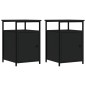 vidaXL Nachttische 2 Stk. Schwarz 40x42x60 cm Holzwerkstoff vidaXL Nachttische 2 Stk. Schwarz 40x42x60 cm Holzwerkstoff