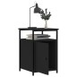 vidaXL Nachttische 2 Stk. Schwarz 40x42x60 cm Holzwerkstoff vidaXL Nachttische 2 Stk. Schwarz 40x42x60 cm Holzwerkstoff