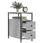 vidaXL Nachttisch Grau Sonoma-Eiche 30x60x60 cm Holzwerkstoff vidaXL Nachttisch Grau Sonoma-Eiche 30x60x60 cm Holzwerkstoff