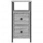 vidaXL Nachttisch Grau Sonoma-Eiche 30x60x60 cm Holzwerkstoff vidaXL Nachttisch Grau Sonoma-Eiche 30x60x60 cm Holzwerkstoff