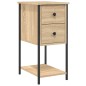 vidaXL Nachttisch Sonoma-Eiche 32x42x70 cm Holzwerkstoff vidaXL Nachttisch Sonoma-Eiche 32x42x70 cm Holzwerkstoff