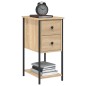 vidaXL Nachttisch Sonoma-Eiche 32x42x70 cm Holzwerkstoff vidaXL Nachttisch Sonoma-Eiche 32x42x70 cm Holzwerkstoff