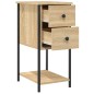 vidaXL Nachttisch Sonoma-Eiche 32x42x70 cm Holzwerkstoff vidaXL Nachttisch Sonoma-Eiche 32x42x70 cm Holzwerkstoff