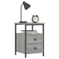 vidaXL Nachttische 2 Stk. Grau Sonoma 34x35,5x50 cm Holzwerkstoff vidaXL Nachttische 2 Stk. Grau Sonoma 34x35,5x50 cm Holzwerkstoff