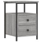 vidaXL Nachttische 2 Stk. Grau Sonoma 34x35,5x50 cm Holzwerkstoff vidaXL Nachttische 2 Stk. Grau Sonoma 34x35,5x50 cm Holzwerkstoff