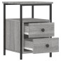 vidaXL Nachttische 2 Stk. Grau Sonoma 34x35,5x50 cm Holzwerkstoff vidaXL Nachttische 2 Stk. Grau Sonoma 34x35,5x50 cm Holzwerkstoff