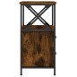 vidaXL Nachttisch Räuchereiche 34x35,5x70 cm Holzwerkstoff vidaXL Nachttisch Räuchereiche 34x35,5x70 cm Holzwerkstoff