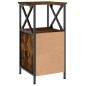 vidaXL Nachttisch Räuchereiche 34x35,5x70 cm Holzwerkstoff vidaXL Nachttisch Räuchereiche 34x35,5x70 cm Holzwerkstoff