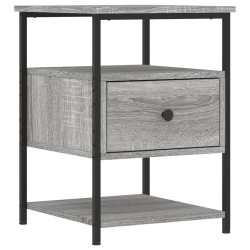 vidaXL Nachttisch Grau Sonoma-Eiche 40x42x56 cm Holzwerkstoff