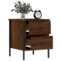 vidaXL Nachttisch Braun Eichen-Optik 40x42x50 cm Holzwerkstoff vidaXL Nachttisch Braun Eichen-Optik 40x42x50 cm Holzwerkstoff