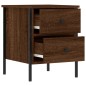 vidaXL Nachttisch Braun Eichen-Optik 40x42x50 cm Holzwerkstoff vidaXL Nachttisch Braun Eichen-Optik 40x42x50 cm Holzwerkstoff
