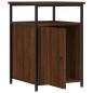 vidaXL Nachttisch Braun Eichen-Optik 40x42x60 cm Holzwerkstoff vidaXL Nachttisch Braun Eichen-Optik 40x42x60 cm Holzwerkstoff
