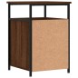 vidaXL Nachttisch Braun Eichen-Optik 40x42x60 cm Holzwerkstoff vidaXL Nachttisch Braun Eichen-Optik 40x42x60 cm Holzwerkstoff