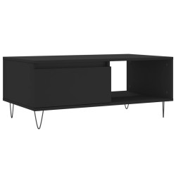 vidaXL Couchtisch Schwarz 90x50x36,5 cm Holzwerkstoff