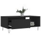 vidaXL Couchtisch Schwarz 90x50x36,5 cm Holzwerkstoff