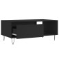 vidaXL Couchtisch Schwarz 90x50x36,5 cm Holzwerkstoff